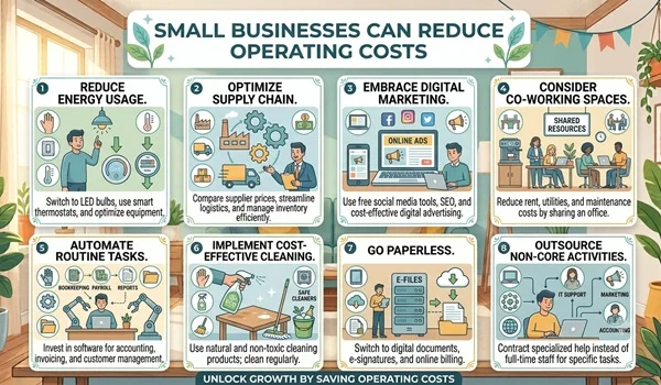 Small Businesses Can Reduce Operating Costs